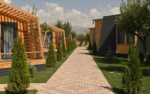 Property building, Facade/entrance, Day, Garden view