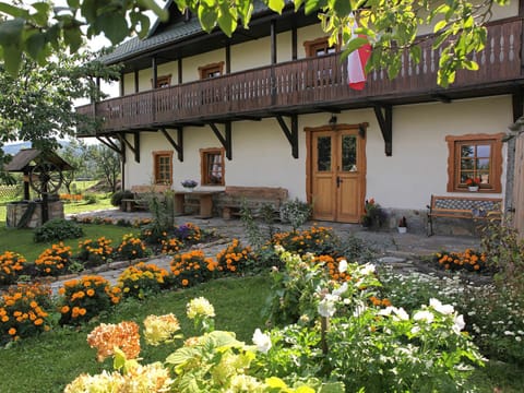 Property building, Summer, Garden