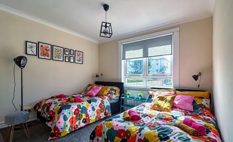 Colourful life-house near Glasgow House in Scotland