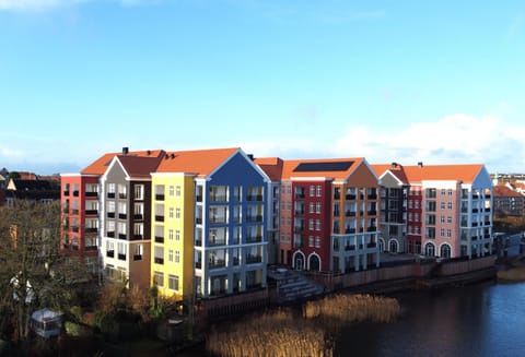 Property building, Natural landscape, Lake view