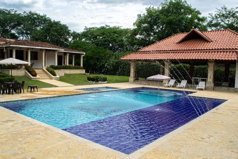 Property building, Patio, Day, Garden, Garden view, Pool view, Swimming pool