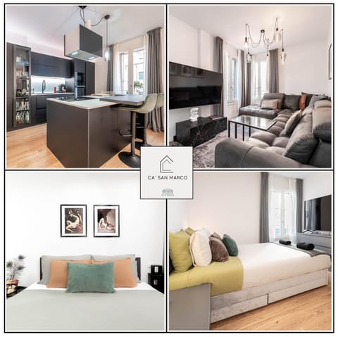 Kitchen or kitchenette, Living room, Seating area, Bedroom