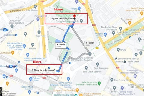 1 bedroom & salon, La Defense, Metro, parking Apartment in Puteaux