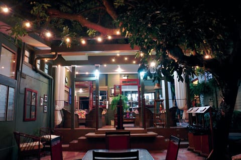 Patio, Night, Balcony/Terrace, Seating area