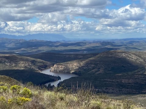 Natural landscape, Bird's eye view, Lake view, Mountain view
