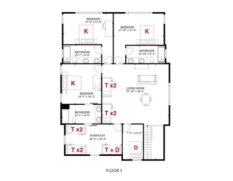 Lake RetreatSleeps 19-3 KING SuitesPoolHotTub House in Granite Shoals