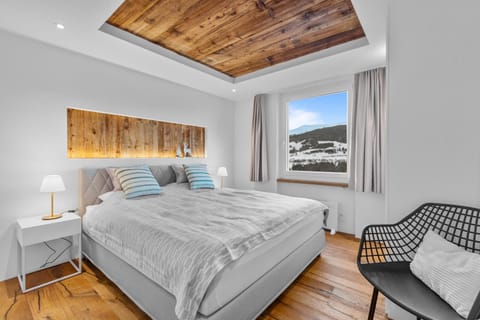 Perfekte Aussicht mit Poolbereich in Skiregion Apartment in Canton of Grisons