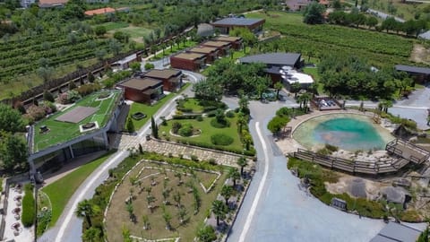 Natural landscape, Bird's eye view, Garden, Garden view, Pool view, Swimming pool