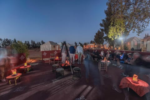 People, BBQ facilities, group of guests