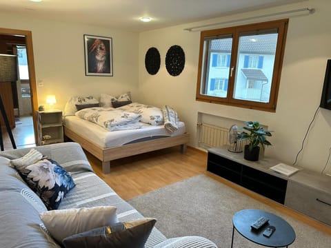 Bed, Living room, Photo of the whole room, Seating area, Bedroom, minibar