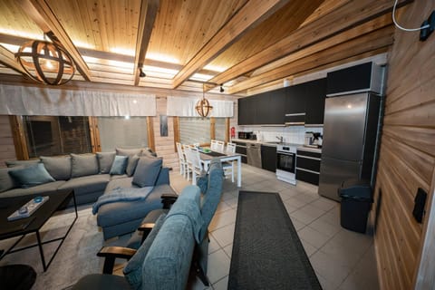 Living room, kitchen