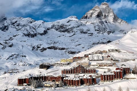 Natural landscape, Winter, Mountain view