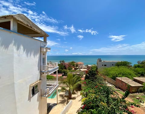 Property building, Day, Natural landscape, Garden, View (from property/room), Balcony/Terrace, Beach, Sea view, Swimming pool