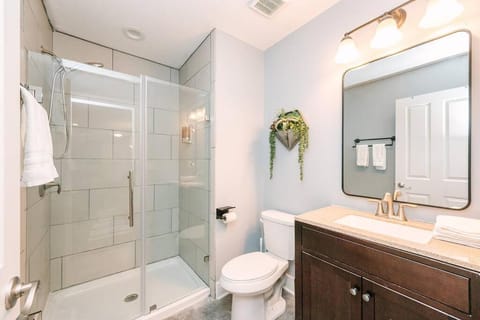 Shower, Toilet, Bathroom, towels