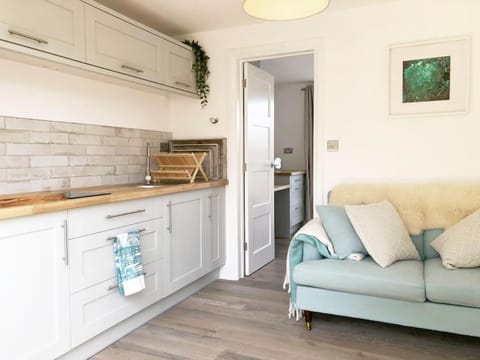 Kitchen or kitchenette, Living room, Seating area, pet friendly, stove