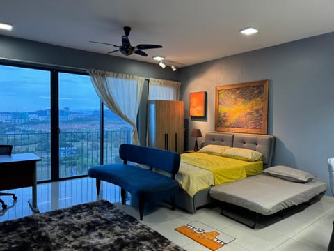 Photo of the whole room, Bedroom