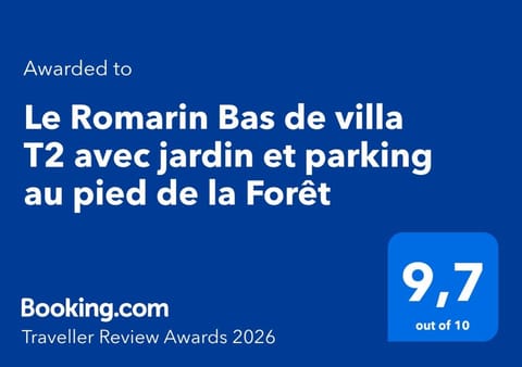 Le Romarin Bas de villa T2 avec jardin et parking au pied de la Forêt Apartment in Marseille