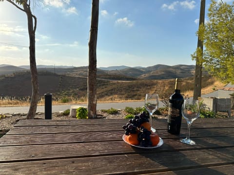 Natural landscape, View (from property/room), Balcony/Terrace, Dining area, Mountain view, Drinks