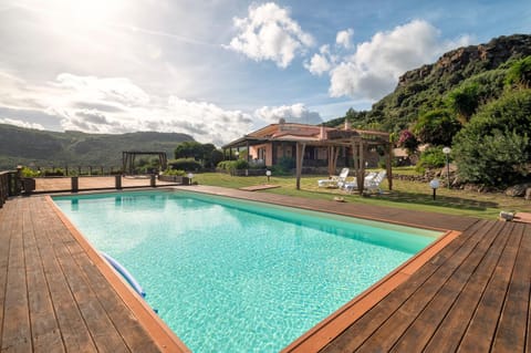 Property building, Living room, Swimming pool