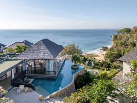 Property building, Day, Natural landscape, Pool view, Sea view, Swimming pool