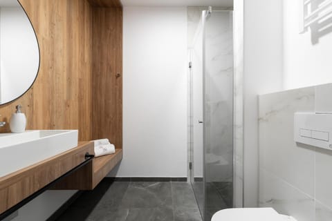 Shower, Toilet, Bathroom, towels