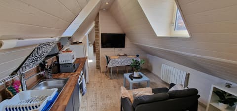 Communal lounge/ TV room, TV and multimedia, Kitchen or kitchenette, Living room, Seating area