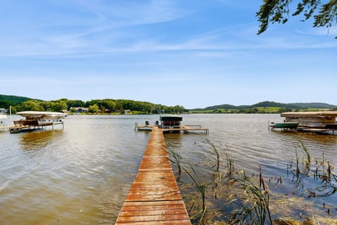Boat and Fish! Lodi Retreat with Dock and Watercraft House in Lake Wisconsin