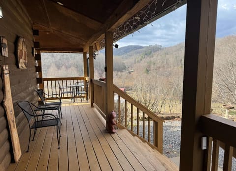 Patio, Day, Natural landscape, Balcony/Terrace, Mountain view