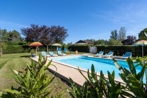 Property building, Living room, Swimming pool