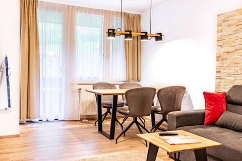 Living room, Seating area, Dining area