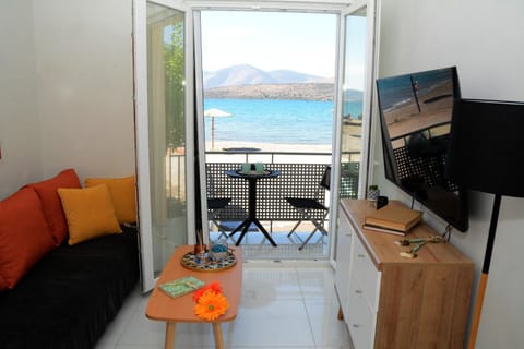 Communal lounge/ TV room, TV and multimedia, Balcony/Terrace, Living room, Sea view