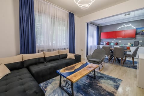 Living room, Seating area, Dining area