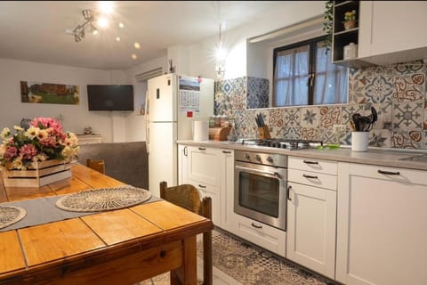 Kitchen or kitchenette, Dining area, oven, stove