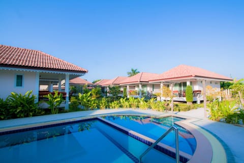 Property building, Natural landscape, Garden view, Pool view, Swimming pool