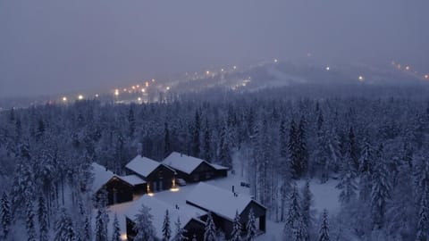 Property building, Natural landscape, Winter, Mountain view