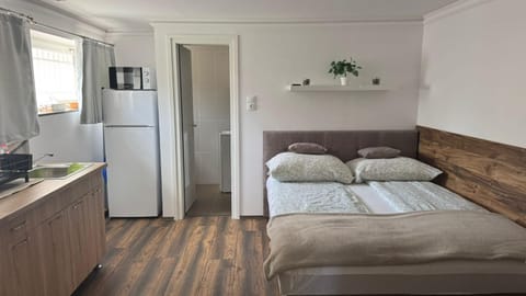 Bed, Kitchen or kitchenette, Photo of the whole room, Bedroom
