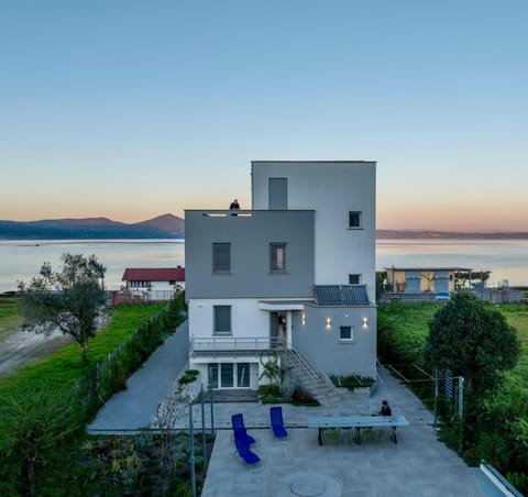 Property building, Sunset