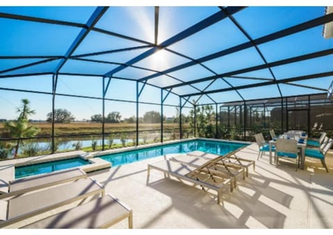 Patio, Day, Pool view, Swimming pool, Swimming pool, sunbed