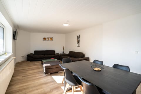 Living room, Seating area, Dining area