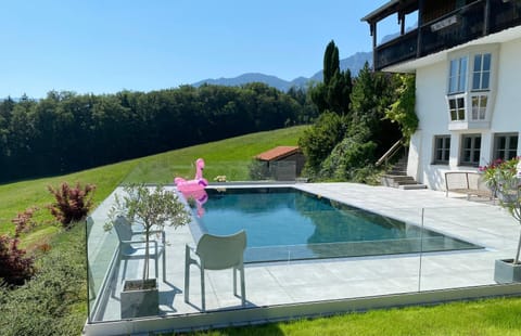 Property building, Pool view