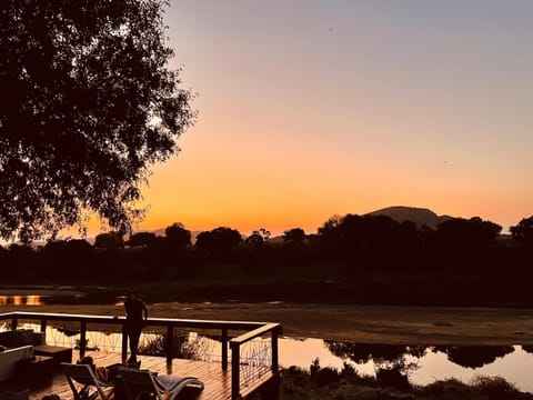 Natural landscape, Lake view, River view, Sunset