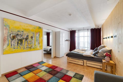Property building, Living room, Bedroom