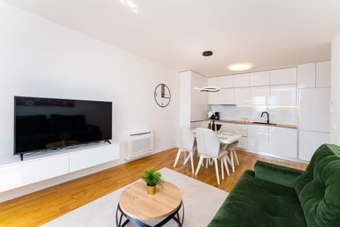 TV and multimedia, Kitchen or kitchenette, Living room, Seating area, Dining area, Evening entertainment, stove