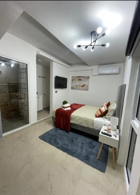 Bed, TV and multimedia, Photo of the whole room, Bedroom, air conditioner
