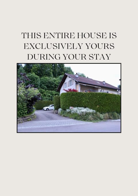 Spacious Cozy House for Groups & Families 2 Floors & free parking House in Winterthur