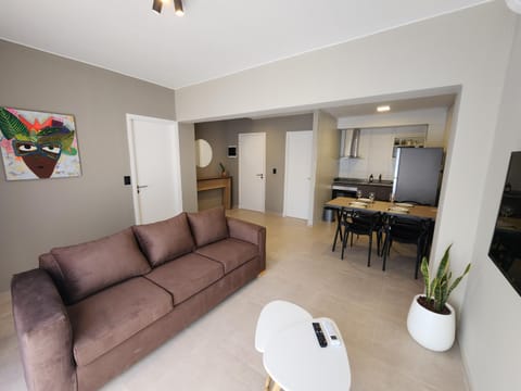 Kitchen or kitchenette, Living room, Dining area