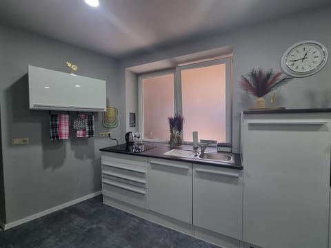 Coffee/tea facilities, Kitchen or kitchenette, oven