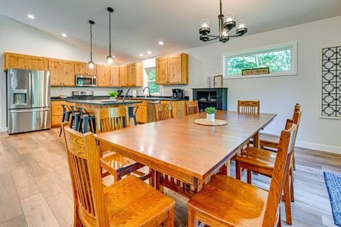 Ice Fish and Snowmobile! Home 2 Mi to Petenwell Lake House in Petenwell Lake