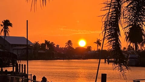 Natural landscape, River view, Sunset