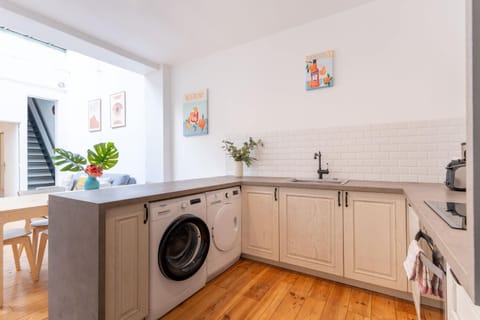 dishwasher, washing machine, dryer